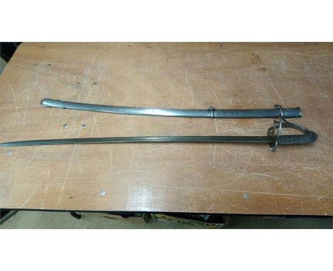 A Dress sword by Hamburger Rogers and Co., Covent Garden, with metal scabbard