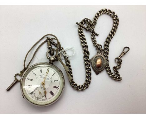 T Fattorini Bolton &amp; Skipton; The Trusty Non Magnetic Lever Hallmarked Silver Cased Openface Pocket Watch, (import marks)