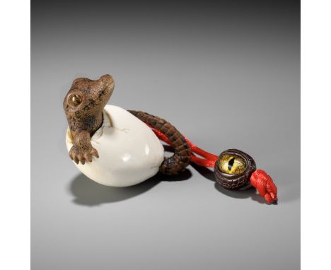 ALEXANDER DERKACHENKO: BIRTH OF A CROCODILEBy Alexander Derkachenko, signed with the artist's markUkraine, late 1990s to earl