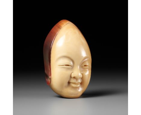 MEIGYOKUSAI: A RARE HONEN (HORNBILL) NETSUKE OF SHOJOBy Meigyokusai, signed Meigyokusai 明玉齋Japan, Tokyo, Meiji period (1868-1