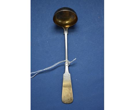 A Scottish Provincial silver fiddle pattern sauce ladle, by Charles Murray, Perth 1816-1825, 27g. 