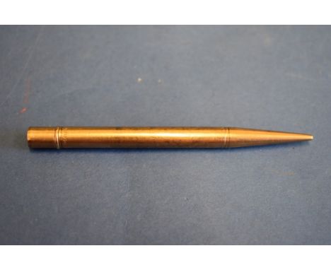 An S Mordan &amp; Co 9ct gold Everpoint proppeling pencil. 