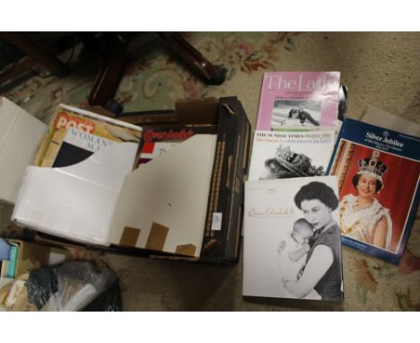 A COLLECTION OF VINTAGE COMMEMORATIVE MAGAZINES AND NEWSPAPERS TO INCLUDE THE ILLUSTRATED LONDON NEWS 