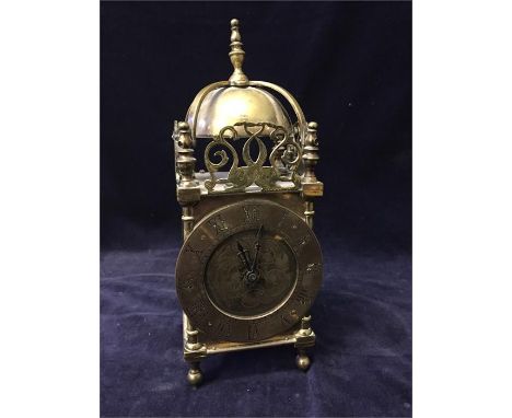An interesting brass carriage clock
