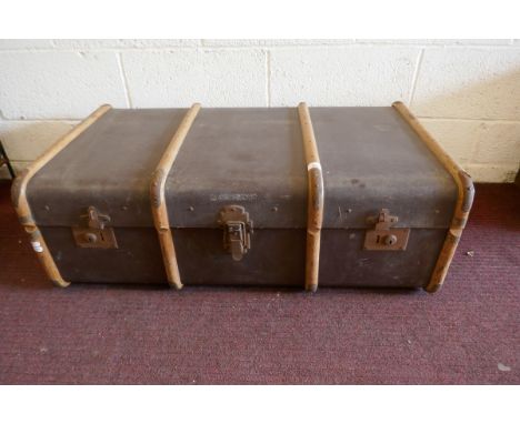 Vintage steamer trunk 