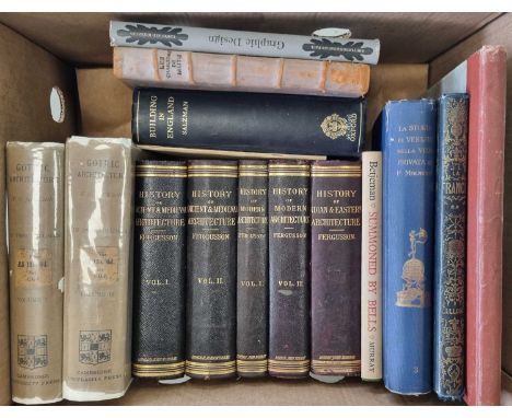 JACKSON, Sir Thomas Graham, Gothic Architecture in France, England and Italy. 2 vols 1915. Quarter vellum, with the original 
