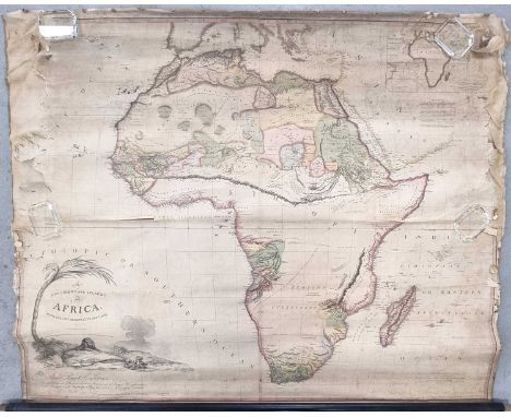 MAP OF AFRICA. Purdy, John, The Continent and Islands of Africa with all the recent explorations. Robert Laurie and James Whi