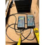(2) Allen-Bradley Programming Terminals, Catalog No. 1300-DHT, 12 VDC, .15 Amps