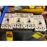 (4) AEG MCL-107N Circuit Breakers, 690 Volt, 100 Amps