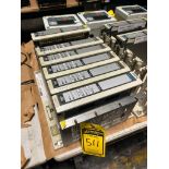 (2) Modicon 984 Series 7-Slot PLC Racks, Model AS-HB19-100, w/ AEG Modicon Modules, B883, B872, B827