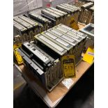 Modicon 984 Series 7-Slot PLC Racks, Model AS-HB19-209, w/ AEG Modicon Modules, 984, S908, B827, B83