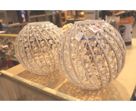 Pair of Homebase lamp shades as new