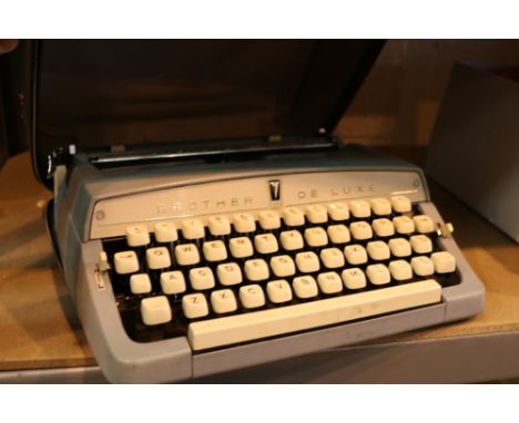 Brother de Luxe portable typewriter 