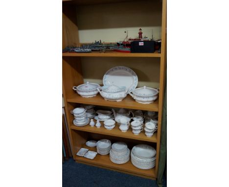 An extensive Royal Albert 'Memory Lane' pattern tea and dinner service. 
