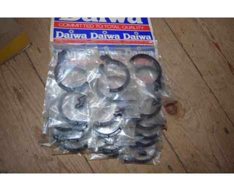 Angling: a collection of approximately 80 Daiwa rod rest/bank stick tops; together with approximately 180 float winders; vari