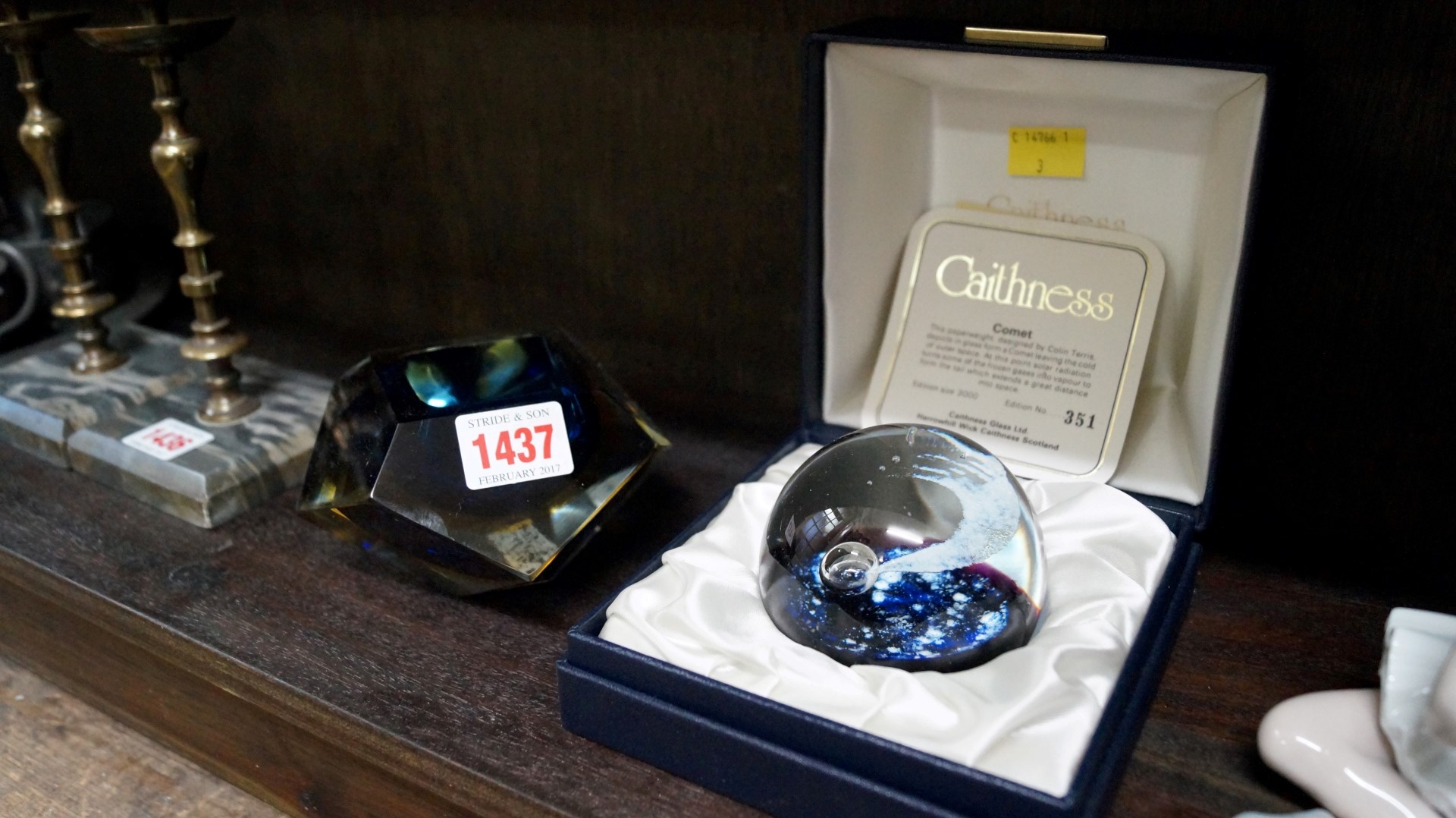 A Caithness paperweight, No.351/3000, boxed and with