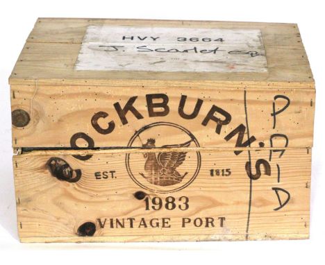 Cockburn 1983, vintage port, owc (twelve bottles)