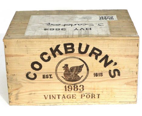 Cockburn 1983, vintage port, owc (twelve bottles)