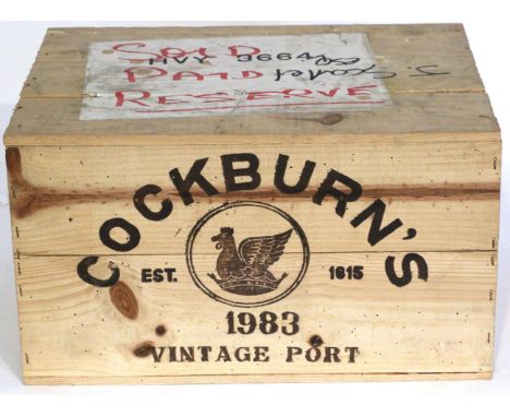 Cockburn's 1983, vintage port, owc (twelve bottles)