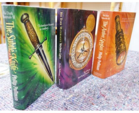 PULLMAN (P.)  His Dark Materials, 3 vols. First Editions. d/wrappers, 1995-2000.  * signed copies -   vols. 1 & 2 with (?) pu