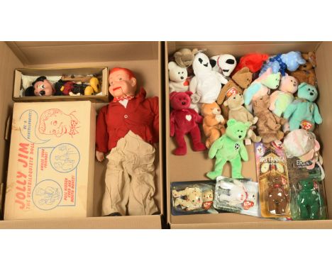 Pelham Puppet vintage Disney Mickey Mouse marionette, Good, within Fair Plus to Good correct yellow box; Jolly Jim The Ventri