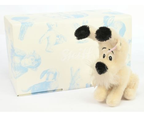 Steiff Asterix Idefix/Dogmatix, white tag 674167, LE 1965, 2015, European exclusive with the Asterix range, mohair, with swin
