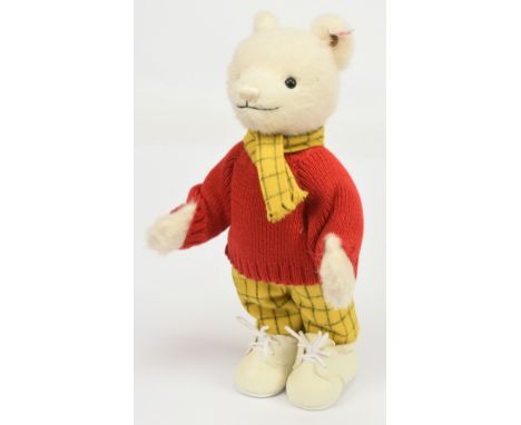 Steiff Classic Rupert the Bear, white tag 653568, LE 285/3000, alpaca, missing certificate, Excellent Plus to Near Mint, miss