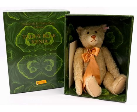 Steiff Teddy Bears of Witney Xenia, white tag 660467, LE 1500, exclusive for Teddy Bears of Witney, mohair,&nbsp; certificate