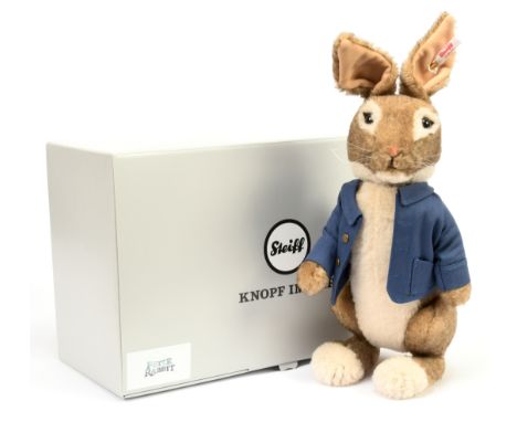 Steiff Peter Rabbit The Movie Edition, white tag 355189, LE 2000, 2018, with swing label, certificate, within Good Plus to Ex