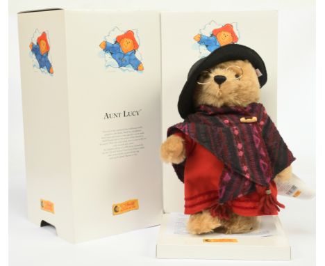 Steiff Paddington's Aunt Lucy teddy bear, white tag 662409, LE 1500, UK &amp; Ireland exclusive, Good Plus to Excellent, with