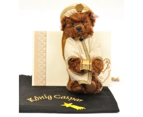 Steiff Caspar teddy bear, from The Three Kings set, exclusive to Karstadt