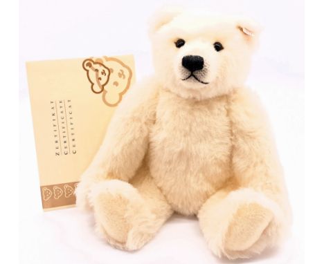 Steiff Polar Ted, white tag 661747, LE 2000, alpaca, UK and Ireland Exclusive, certificate, Excellent to Near Mint, 15.75"/40
