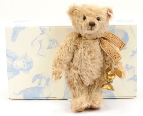 Steiff Niccolo teddy bear, white tag 034206, LE 1500, 2014, mohair, swing label, certificate, within good box, Excellent,9.75