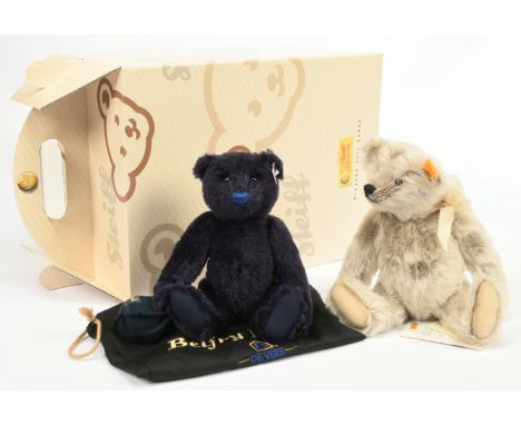 Steiff pair including: (1) Belfry Bear, white tag 661808, LE 1500 produced for the UK and Ireland, mohair, complete with Belf