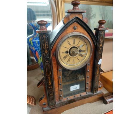 19th century mantle clock in dutch style 