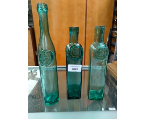 3 Vintage DRIOLI MARASCHINO bottles 