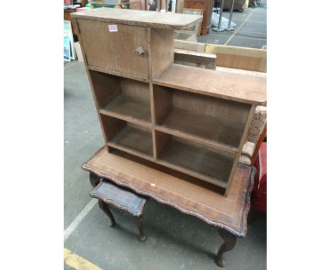 Vintage storage unit together with coffee table 
