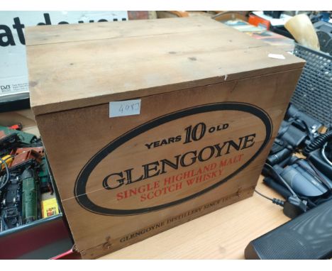 Vintage glengoyne whisky advertising box 