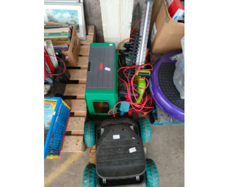 Selection of garden tools etc 