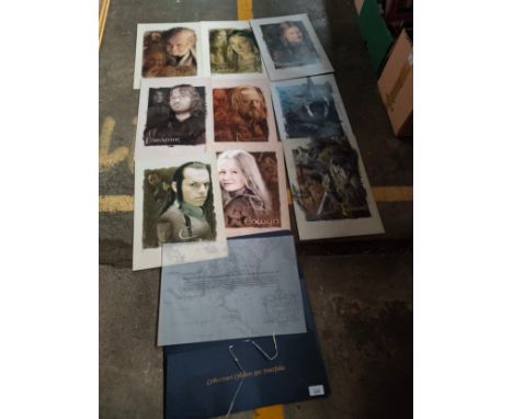 The lord of the rings set with display folder 