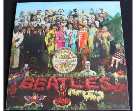 THE BEATLES - SGT. PEPPER's LONELY HEARTS CLUB BAND - STEREO 1ST - A great copy of a 1st UK stereo pressing of the lauded 196