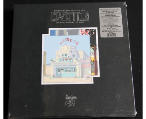 LED ZEPPELIN - THE SONG REMAINS THE SAME BOX SET - A still sealed 4 x LP copy of The Soundtrack From The Film The Song Remain