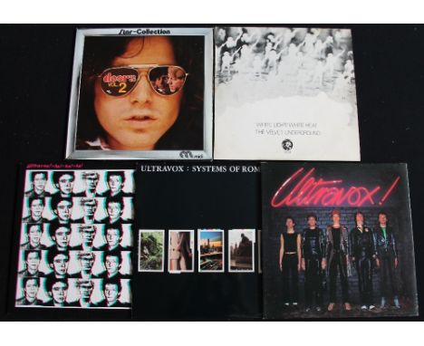 70s ROCK - Great collection of 12 x popular title LP's from the likes of David Bowie, Roxy Music, Ultravox and The Doors. Tit