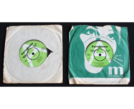 THE HOLLIES PARLOPHONE DEMOS - Two x 7" demonstration singles issued on the green/white Parlophone label. Titles are Carrie A