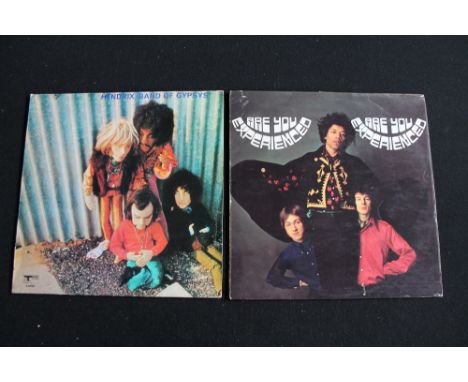JIMI HENDRIX - Collection of 2 x sought after LP's. Titles are Are You Experienced (1st UK mono pressing on Track 612 001 A1/