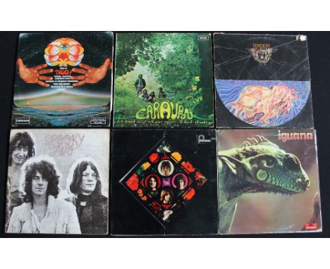 PSYCH/PROG ROCK - Collection of 6 x collectible original title LP's. Titles are Touch - S/T (Deram SML 1033 - Ex/VG), Caravan