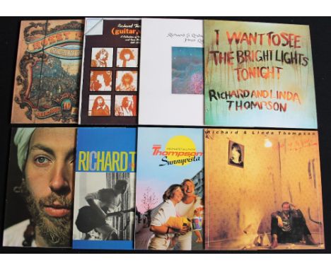 RICHARD AND LINDA THOMPSON - Collection of 14 x LP's featuring the British Folk-rock duo. Titles to include  I Want To See Th