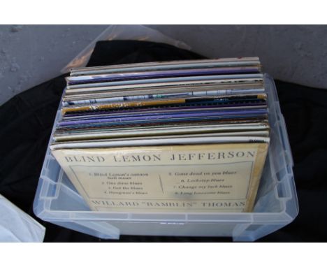 BLUES/R & B - Great collection of 40 x original title LP's to include hard to find records. To include Blind Lemon Jefferson/