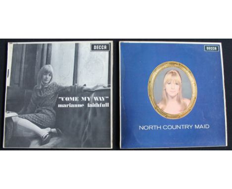 MARIANNE FAITHFUL - Lovely collection of 2 x highly sought after original LP's issued on Decca. Come My Way (mono LK 4688) re