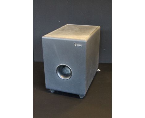 INFINITY HCS1 SPEAKER - an Infinity HCS1 black speaker.